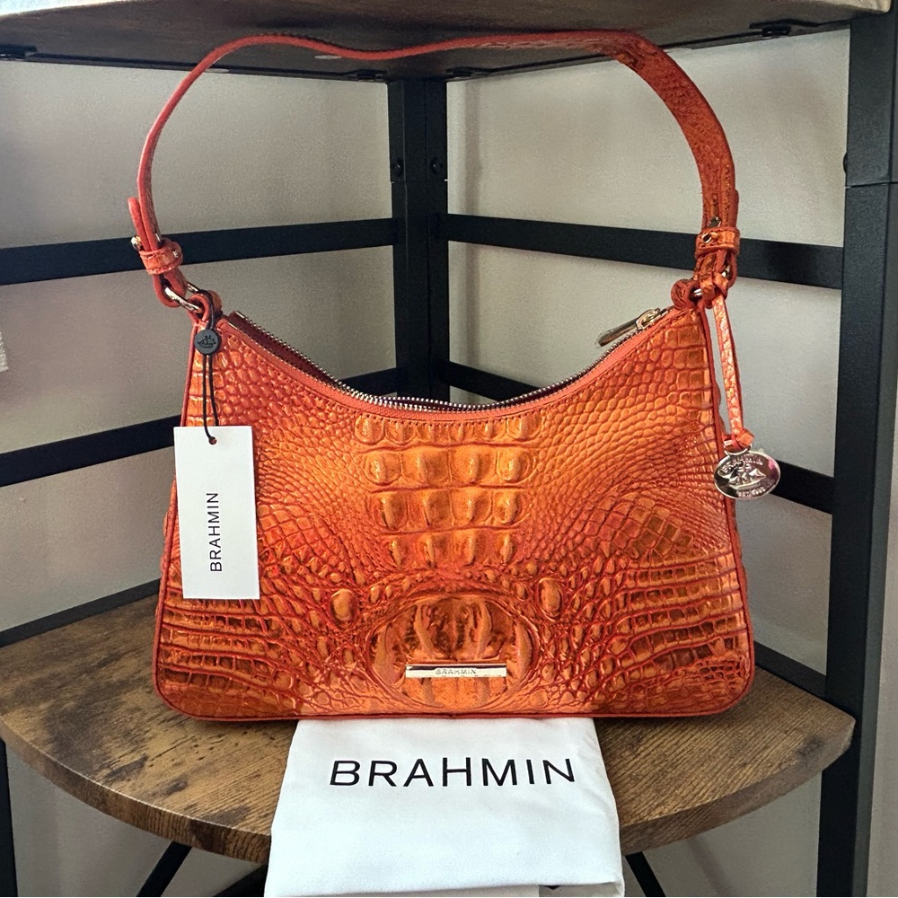 *RARE* Brahmin Esme orange potion Melbourne purse! Perfect for Fall 🍁🎃